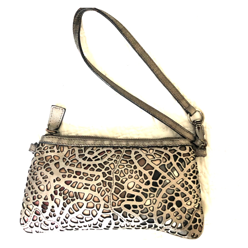 Genuine Burberry Leather Wristlet